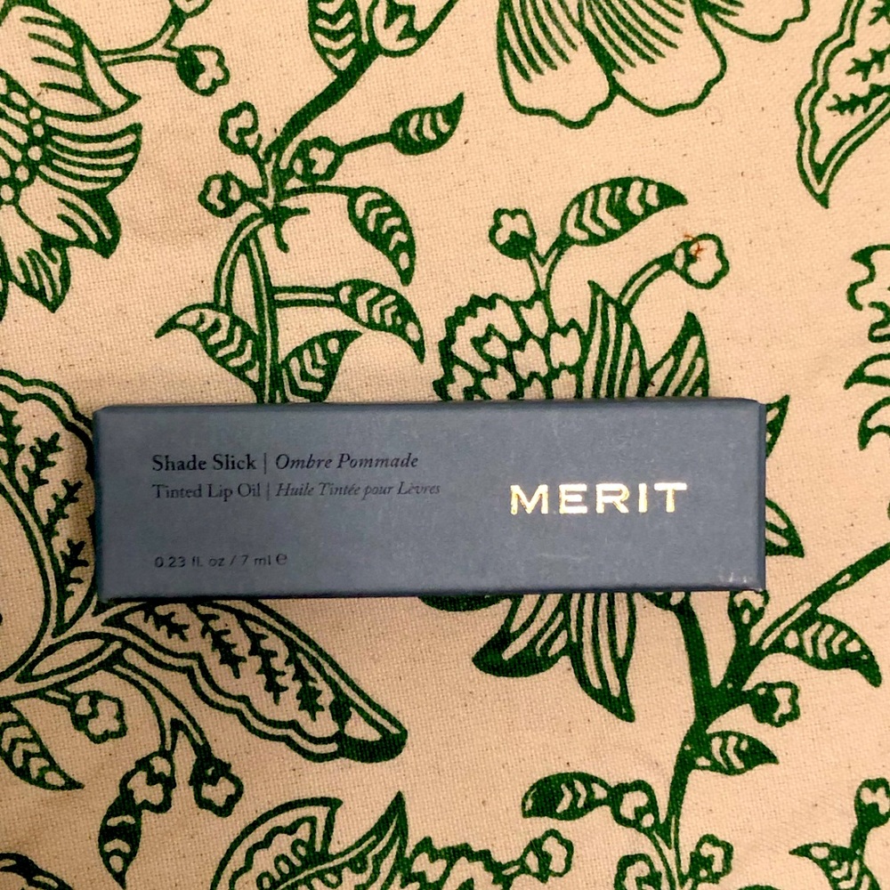 NIB - Merit Shade Slick Tinted Lip Oil - Pink Beet